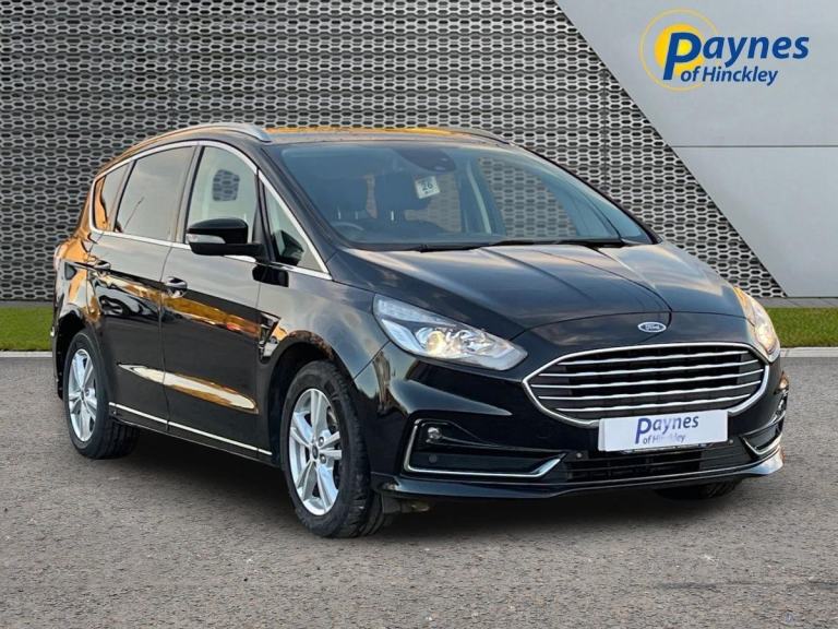 2022 Ford S-Max Titanium 2.5 Petrol Hybrid Auto in Agate Black, Full History