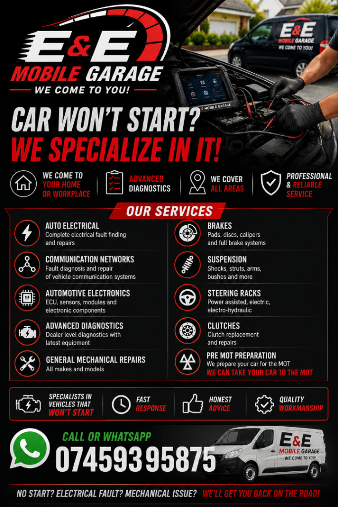 Mobile mechanic and diagnostic 