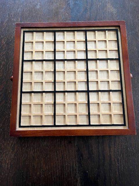 Wooden Sudoku Board Game