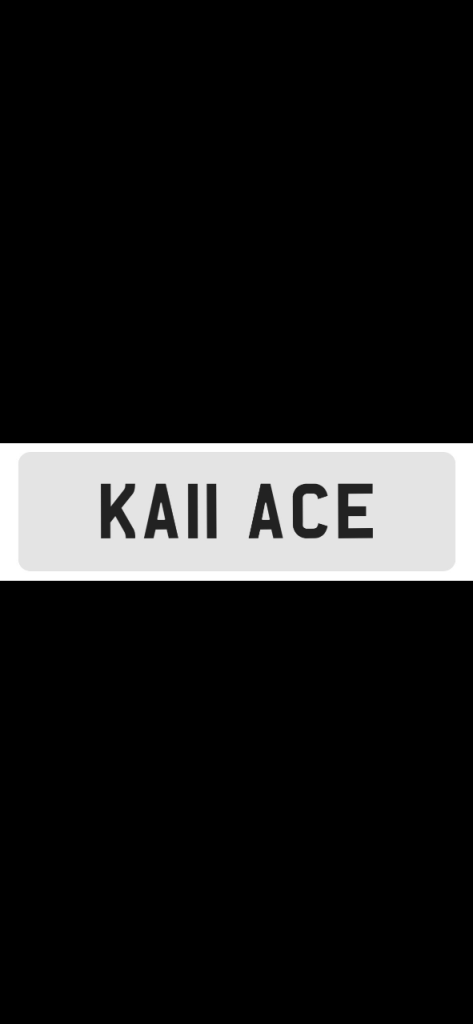 PRIVATE NUMBER PLATES