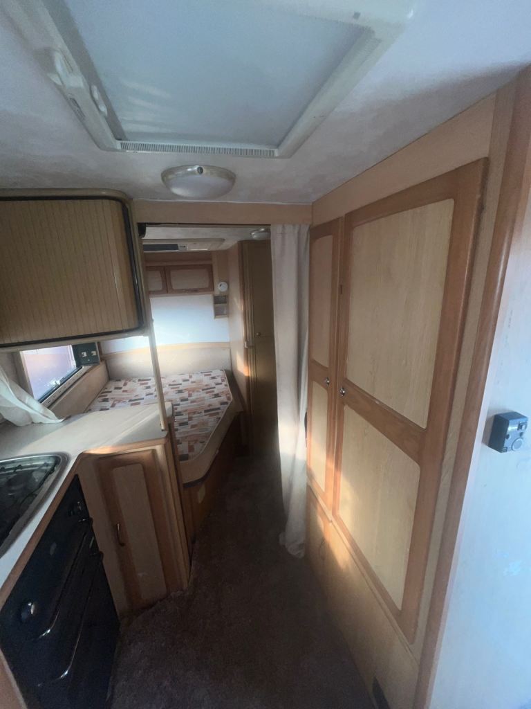 2007 elddis fixed bed 4 berth caravan cheap caravan 