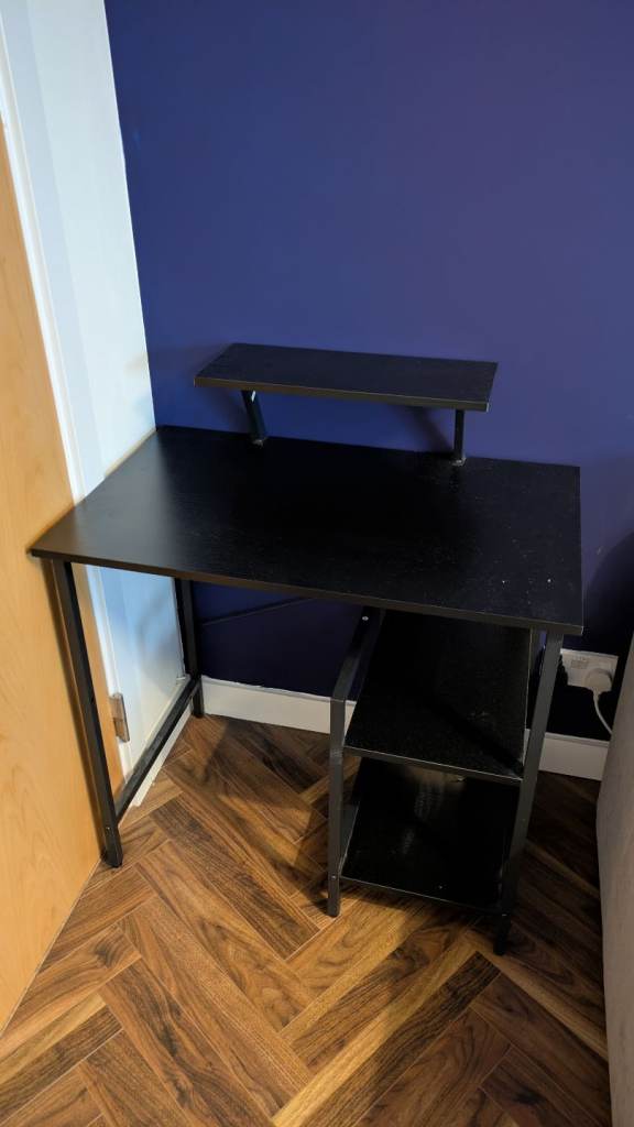 Small Computer Desk with Storage