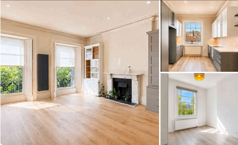 3-Bedroom Maisonette to Rent in South Hampstead, Belsize Road, London, Available Now   
