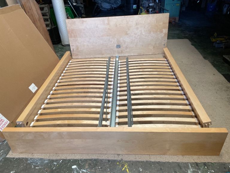 IKEA Malm Super Kingsize Bed.