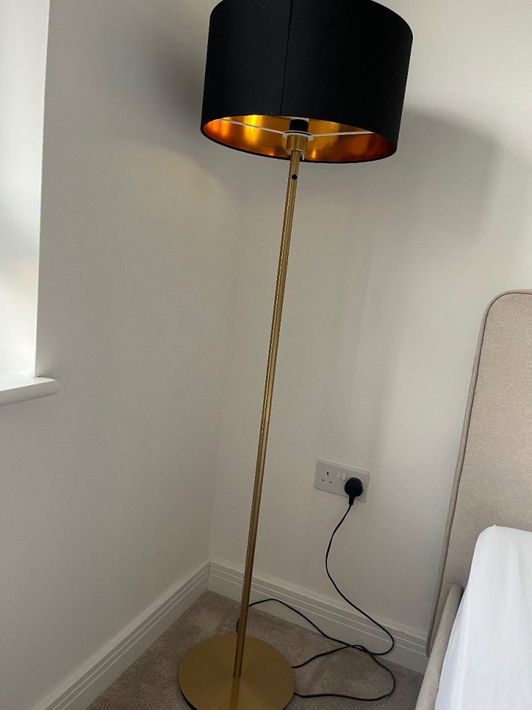 Black and Gold Floor Lamp