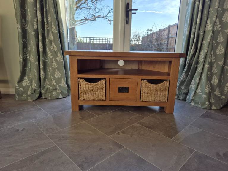 image for Oak TV unit and Coffee Table