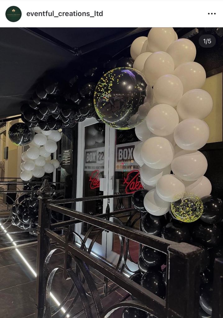 Birthday / party / grand opening balloon arch