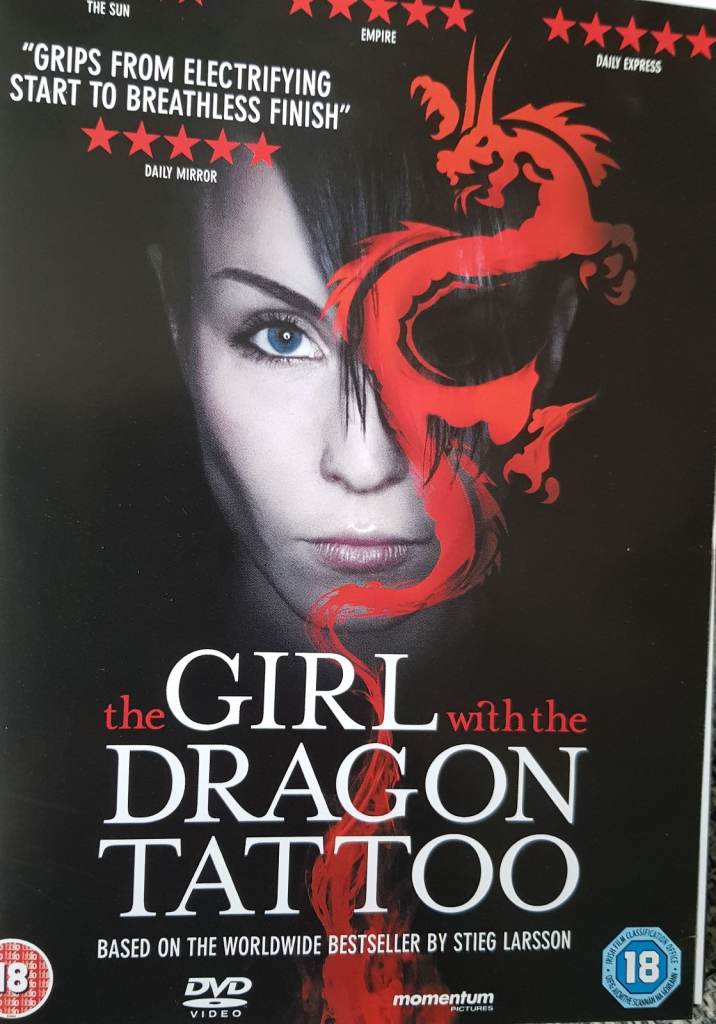 Girl with the Dragon Tattoo DVD.   VGC