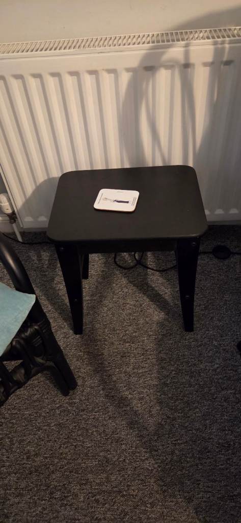Black table