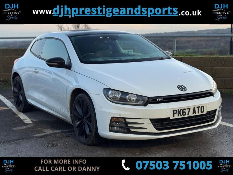 2017 Volkswagen Scirocco 2.0 TDi BlueMotion Tech R-Line Black Edition 3dr COUPE DIESEL Manual