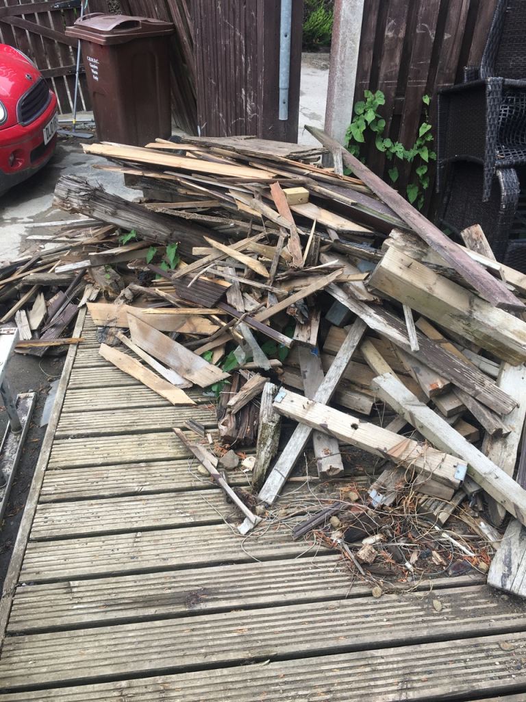 Free wood for wood-burning stove