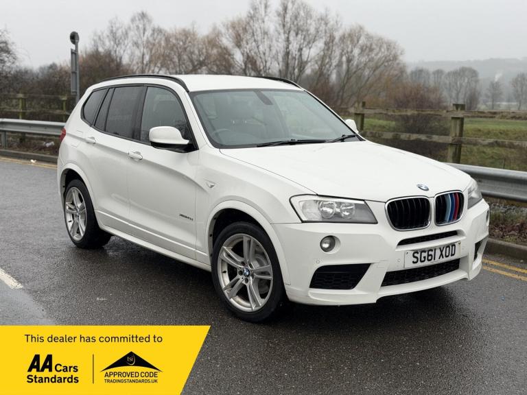 2011 BMW X3 2.0 20d M SPORT XDRIVE STEP AUTO WHITE HPI CLEAR 
