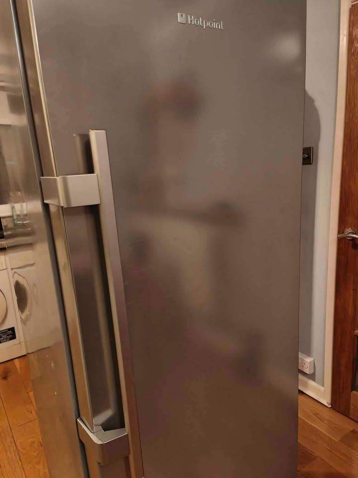 Hotpoint Fridge Freezer - Silver, Good Condition
