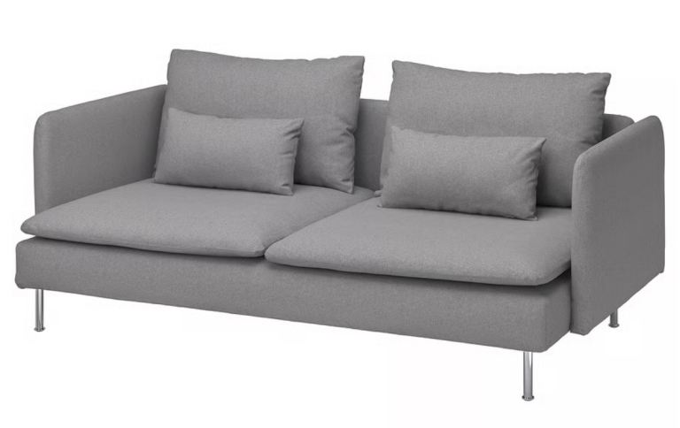 image for IKEA’s SÖDERHAMN 3-seat sofa, Tonerud grey