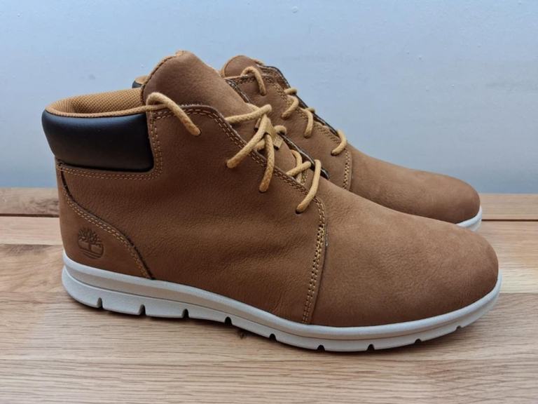 Timberland Graydon Chukka Wheat Nubuck Mens Lightweight Boots UK 8 EU 42 NEW