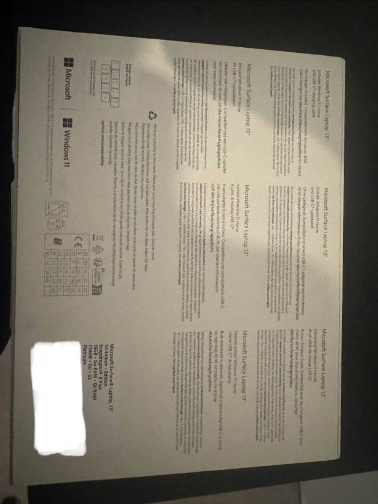 Microsoft Surface Laptop13”