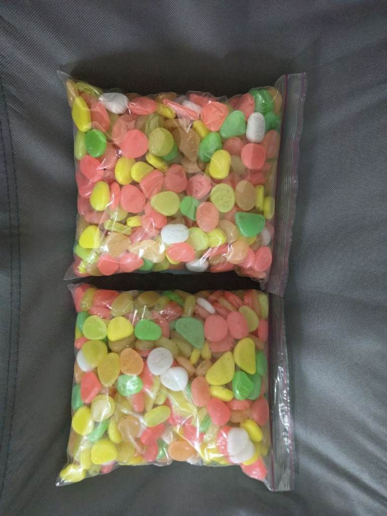 Glow in the dark aquarium/garden stones