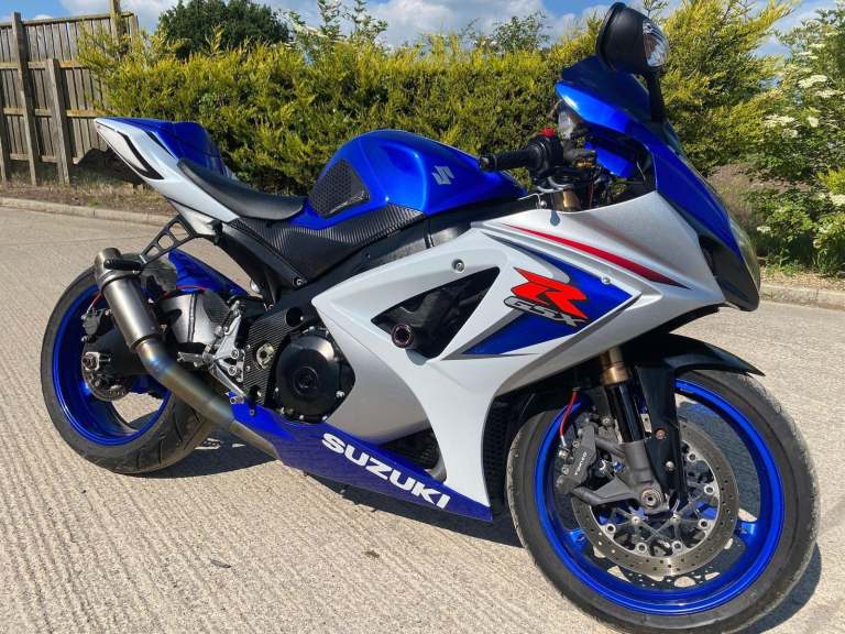 2008 08 SUZUKI GSXR 1000 K8 GSXR1000 SUPERBIKE SPORTS BLUE  WHITE HPI CLEAR