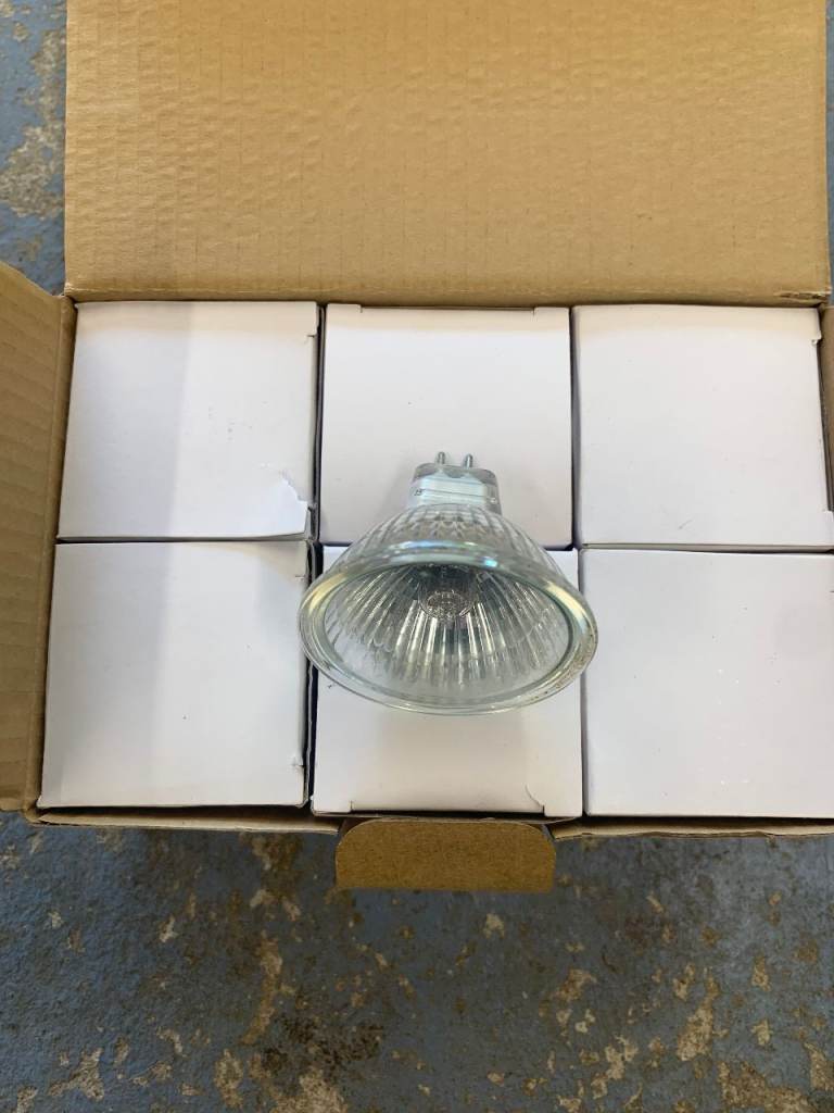 Mixed selection of low energy bulbs and spotlights