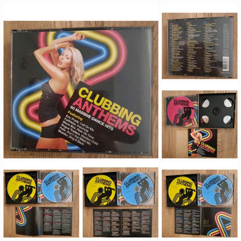 CD Triple Album Clubbing Anthems by Various Artists 2006 Music Album 3 Discs VGC