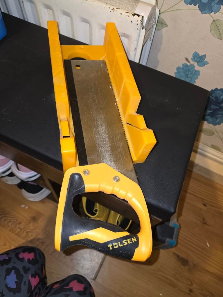 Plastic mitre and saw