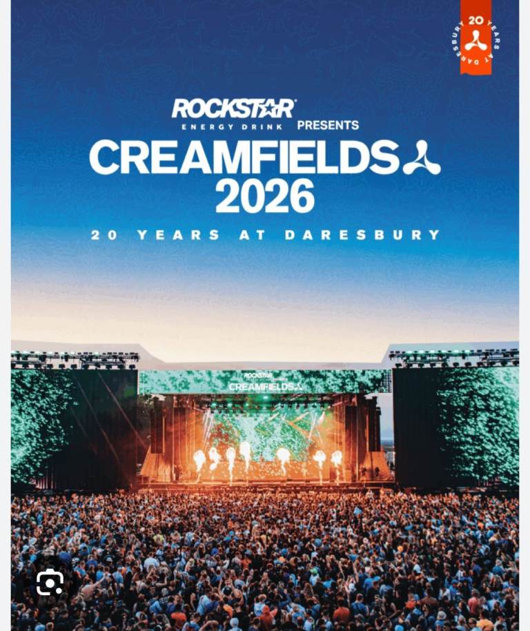 Creamfields 2026 Tickets – Daresbury Music Festival