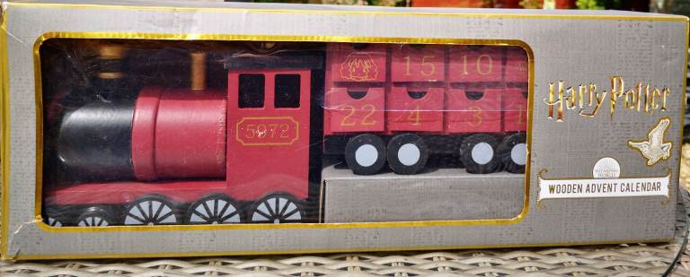 image for Harry Potter Hogwarts Express Wooden Train Christmas Advent Calendar Boxed