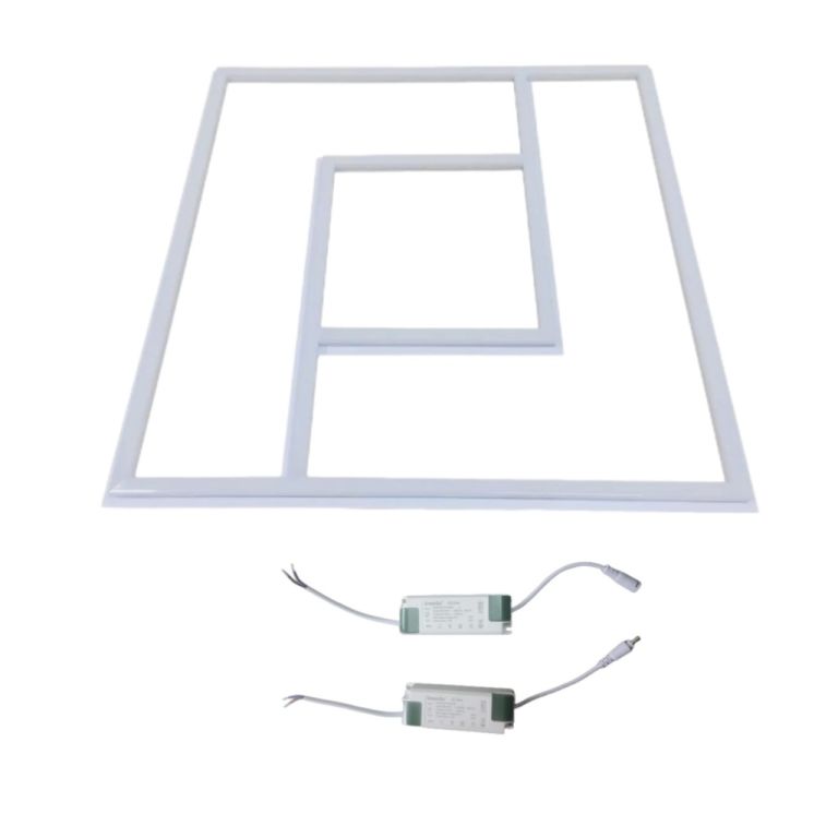 New Design 64W LED Lattice Panel Light, Super Bright, 600x600mm Ceiling Lamp For Suspended Ceiling