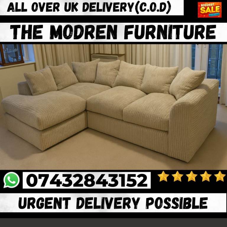 Luxury Quality Sofas with Guaranteed Next-Day Delivery