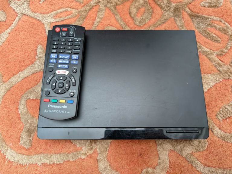 Panasonic Blu-Ray Disc Player – Black, Good Condition
