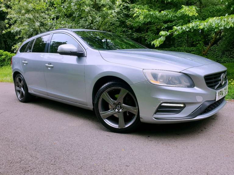 2014 VOLVO V60 R-DESIGN NAV 2.0 D4 181*FSH*TAX£20*LEATHER*SAT-NAV*DAB*BLUETOOTH*CRUISE-C*P-SENS#MINT