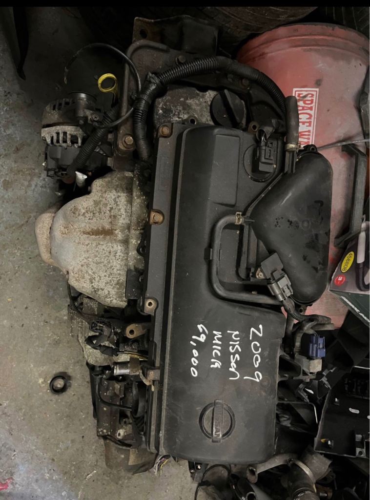 2009 Nissan micra 1.2 petrol manual engine block 