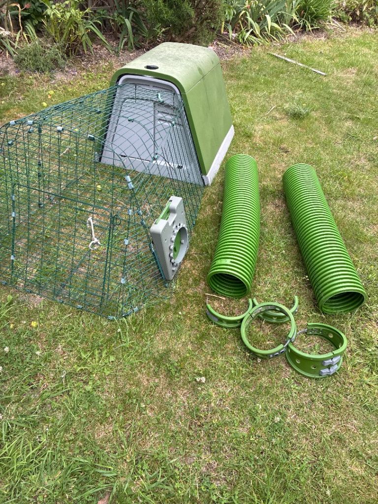 Guinea Pig Eglu Omlet hutch, run and tubes