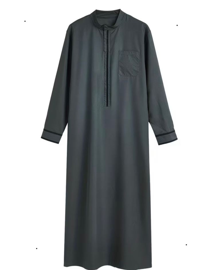 New Mens 60 inches Thobe Islamic Jubah Clothing
