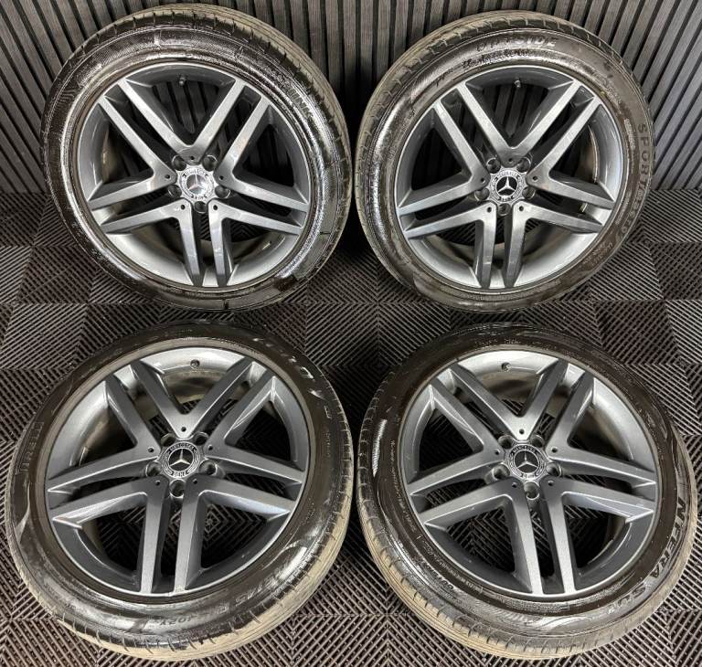 19'' GENUINE MERCEDES VITO VIANO V CLASS GREY ALLOY WHEELS TYRES ALLOYS