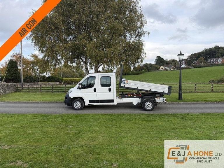 2020 Citroen Relay 2.2 BlueHDi Chassis Crew Cab 165ps Plus Tipper Diesel Manual