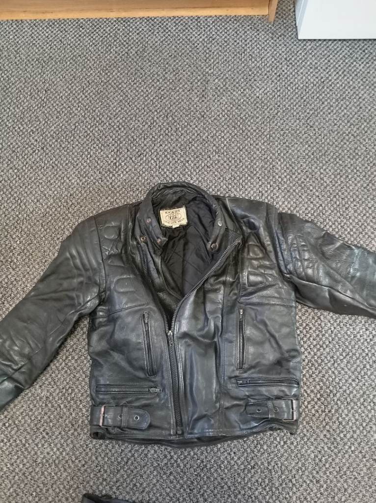 Motorbike lether jacket 