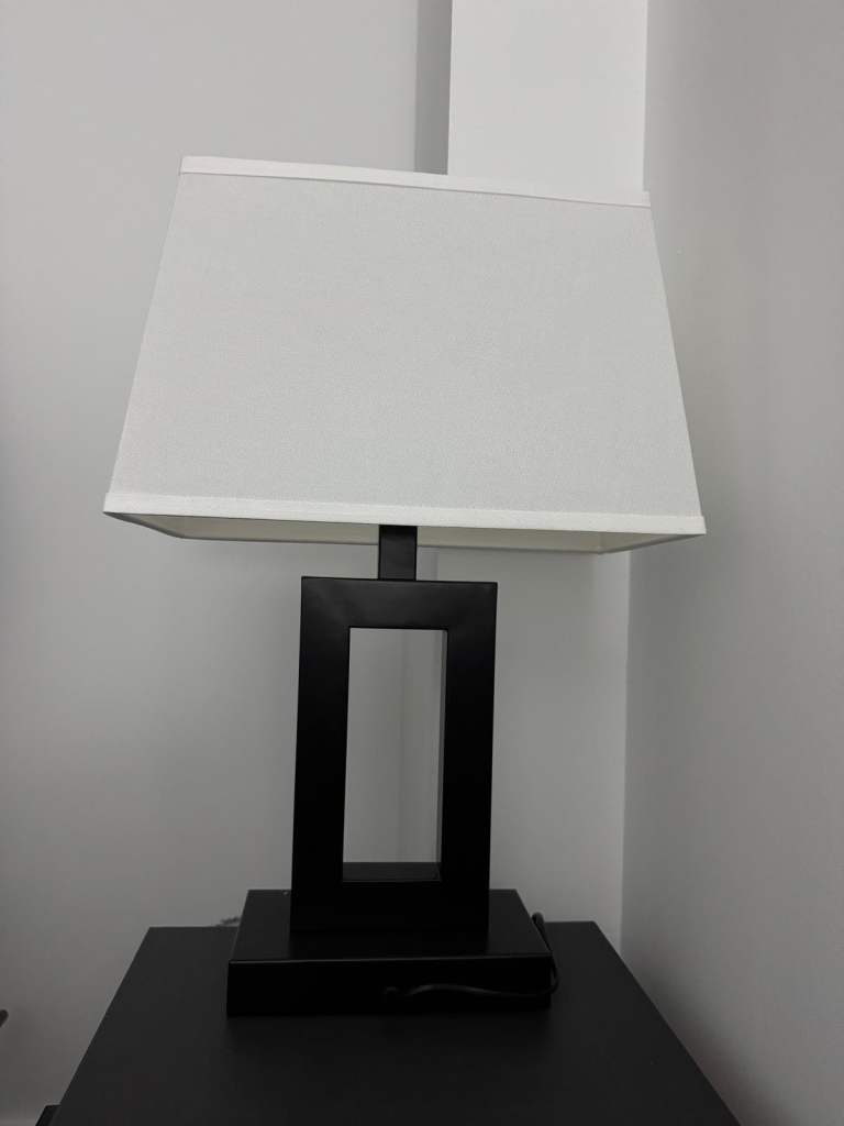 Bedside table lamp, brand new, high quality
