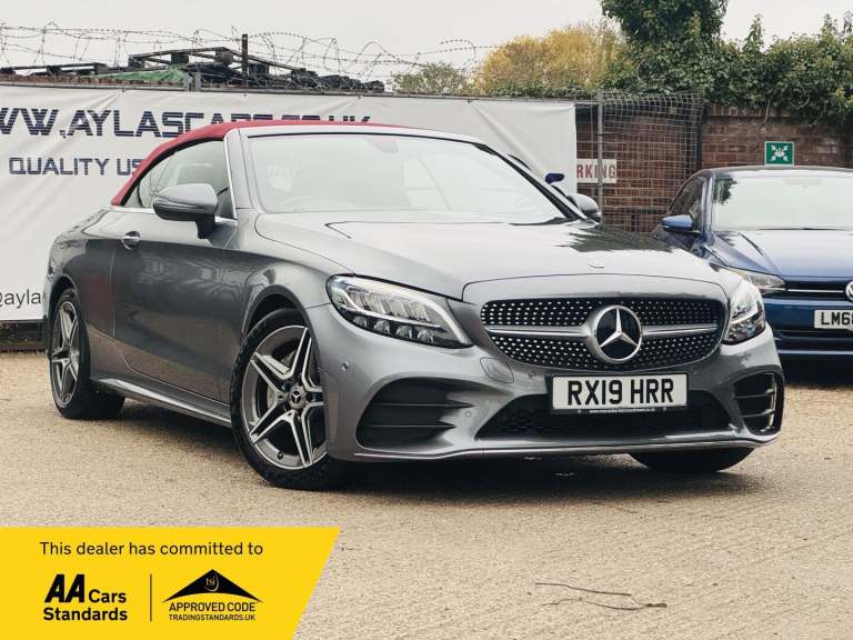 2019 Mercedes-Benz C Class 1.5 C200 MHEV AMG Line Cabriolet G-Tronic+ Euro 6 (s/s) 2dr CONVERTIBL...