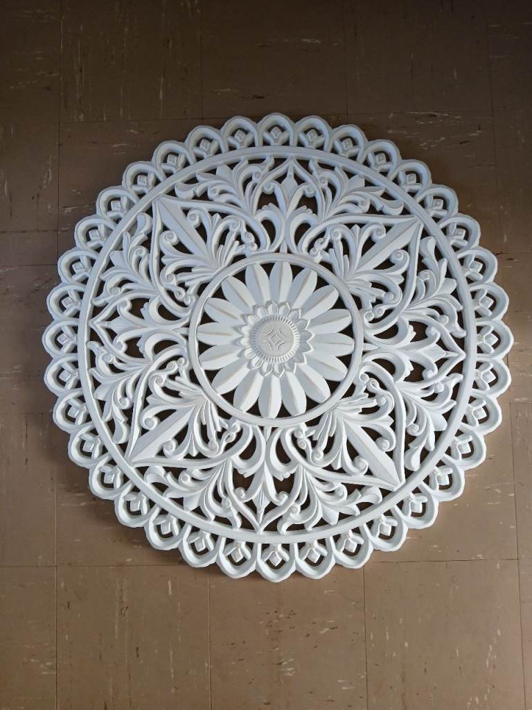 LARGE CARVED MANDALA