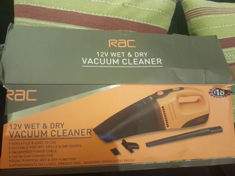 RAC car wet and dry vacuum cleaner