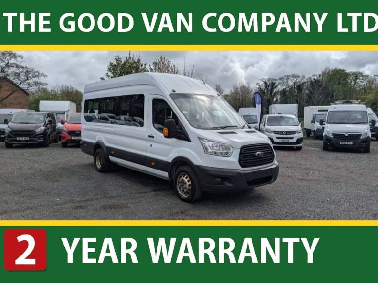 2015 Ford Transit Minibus 17 Seat Tdci 460 TDCI 125 PS XLWB High Roof With Air Conditioning,  Min...