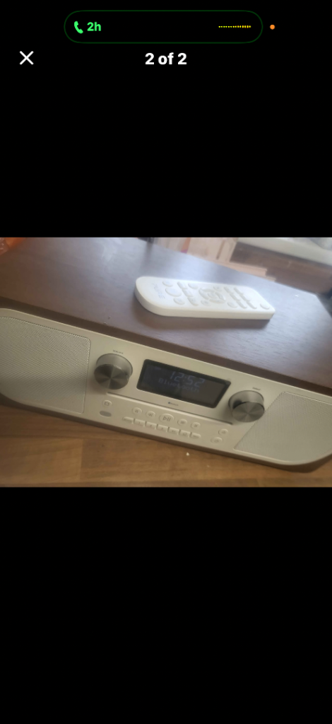 Pure Evoke C-D6 All-in-One Music System with DAB/DAB+/FM Digital Radio – DAB Radio with Bluetooth Mu
