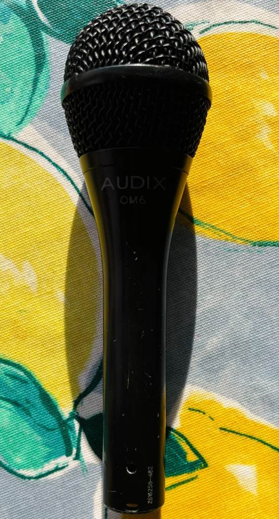 Audix OM6 hypercardioid dynamic vocal microphone