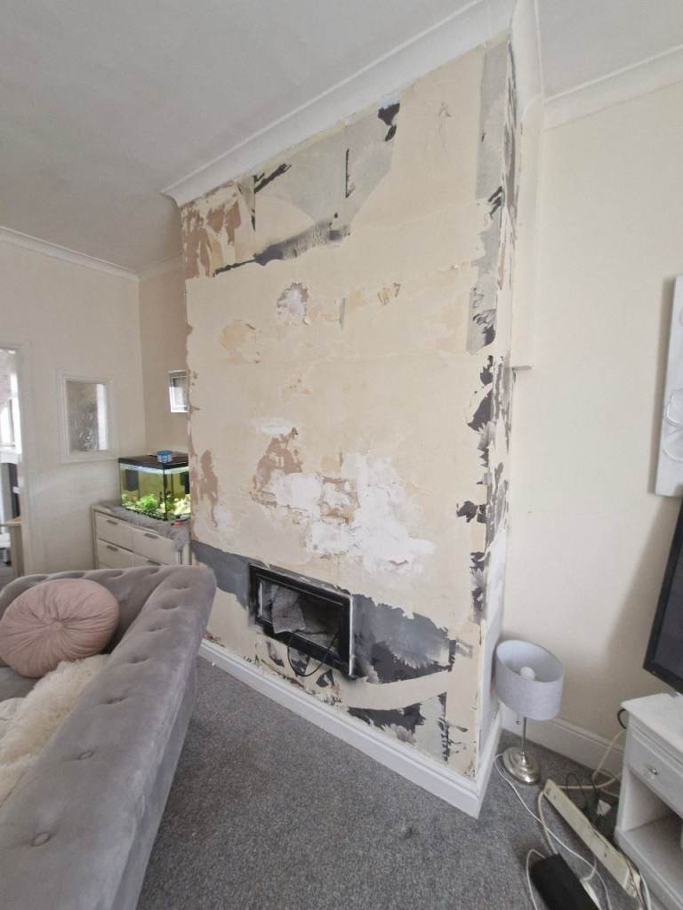 Wallpapering needed