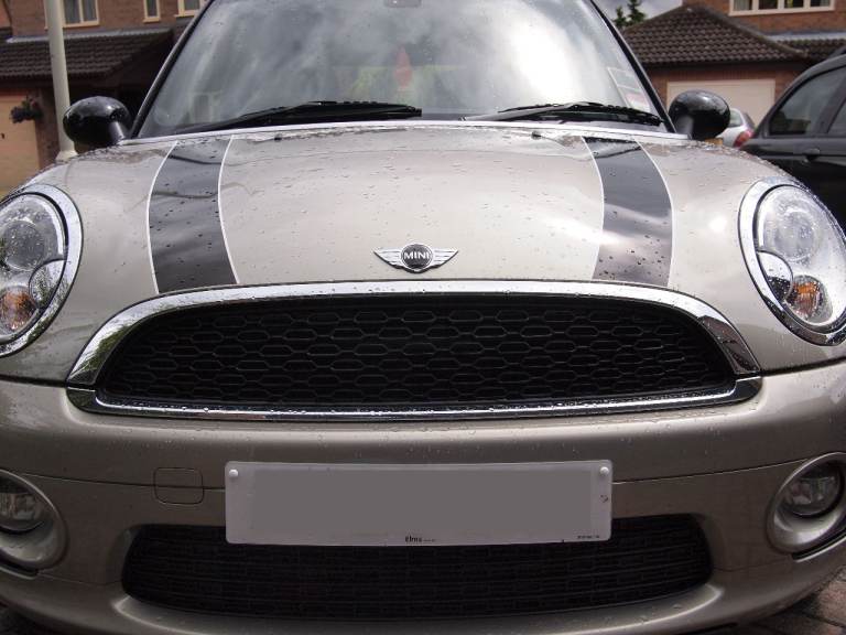 BMW R56 Mini One, Cooper honey comb mesh front grill