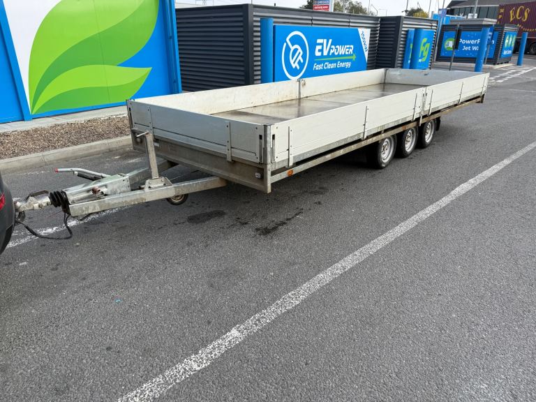 HULCO flat bed trailer 20ft 3500kg