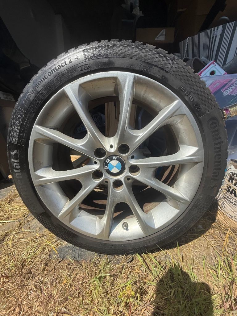 GENUINE BMW 18 INCH ALLOYS FULL SET OF 4 USED FROM A BMW 3 SERIES F30 320D 2015 MODEL 