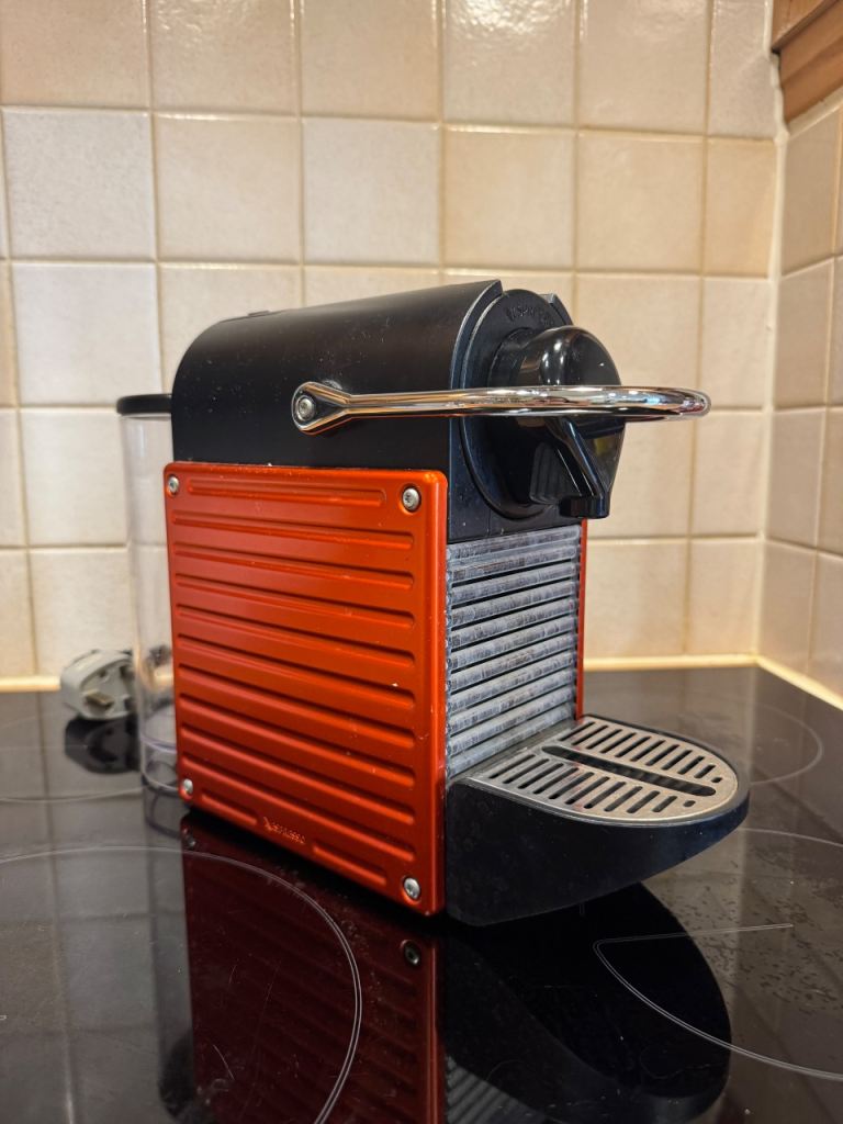 Krups Nespresso Pixie XN304T40 Coffee Machine - Titanium