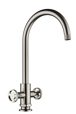 1810 HENRY HOLT TWIN LEVER BRUSHED STEEL